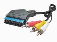 SCART to 3 RCA cable,scart to rca cable,scart to av cable