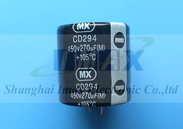 CD294 105C Snap in aluminum electrolytic capacitor