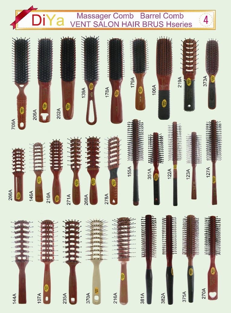 Hair Massager Brush Combs, Barrel Hair Brush Comb,VENT SALON HAIR BRUSH, hair beauty brushes