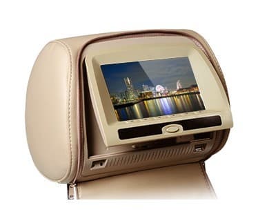 7 Inch Car Headrest DVD Monitor With USB, SD