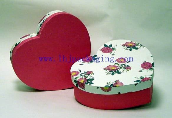heart shape paper box