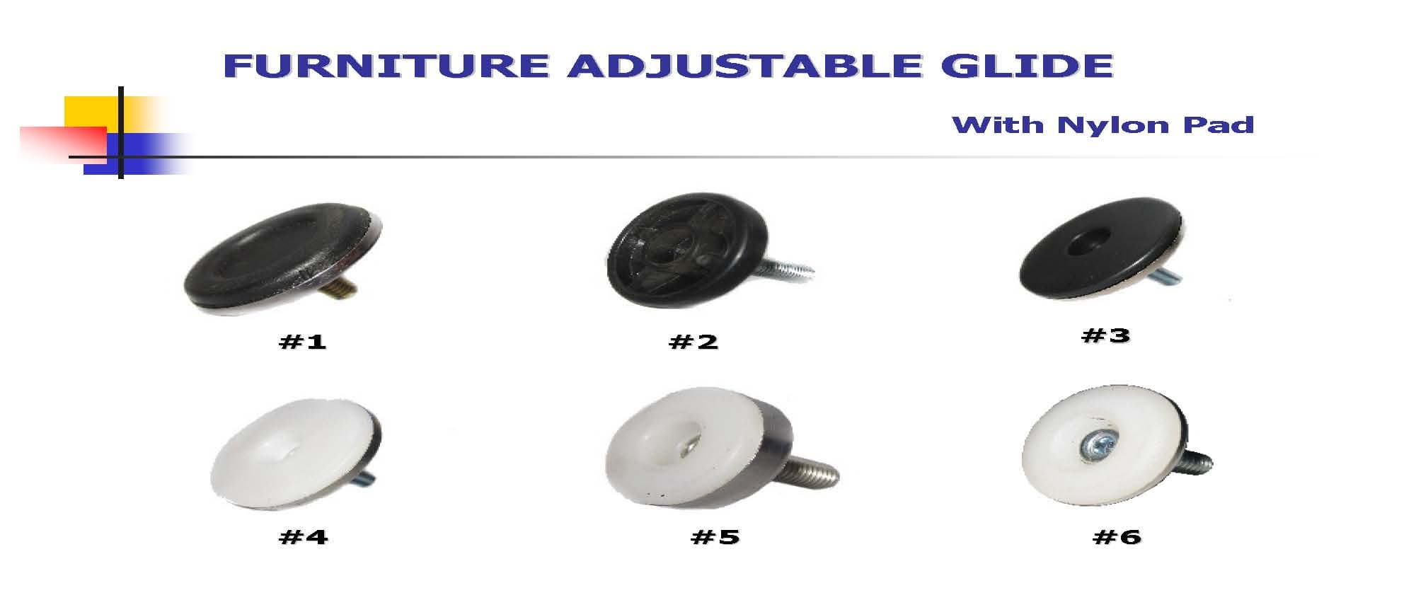 Furniture adjustable glide,adjustable feet, adjustable leveing mount
