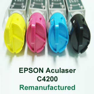 Epson C4200 Remanufactured Color Toner Cartridge, Korea