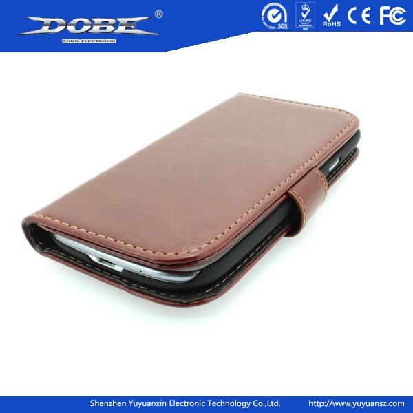 Texture Wallet style leather case for Samsung Galaxy S3 I9300