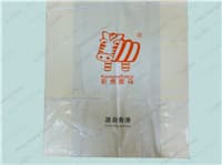 Soft big size plastic handle bag