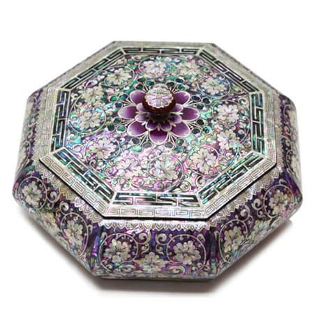 Octagonal flower Jewel box / NAJEON