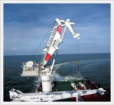50T AHC(Active Heave Compensation) Offshore Knuckle Crane