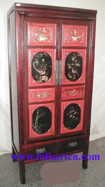 C-274p6 Antique Narrow Painting Cabinet, large Chinese cabinet