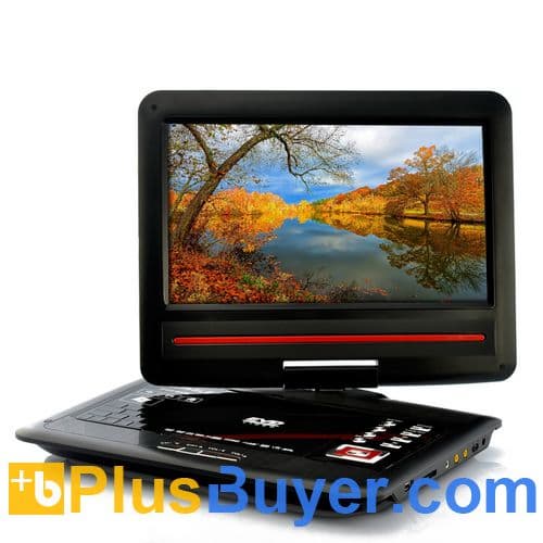 12.1 Inch Screen Region-free DVD Player with Analog TV (270 Degree Swivel Screen, Copy Function)