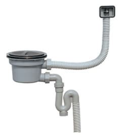 Kitchen sink drain - U-trap type