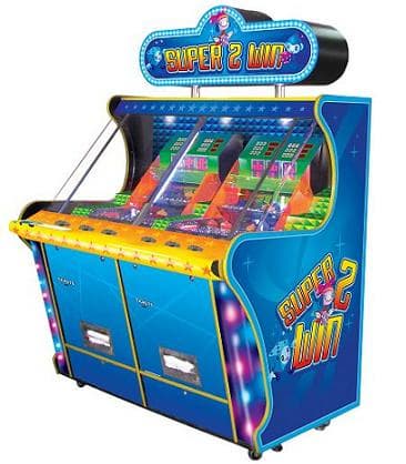 Super 2 win redemption & coin operated machine