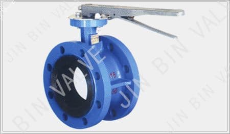 Double flange butterfly valve (concentric type)