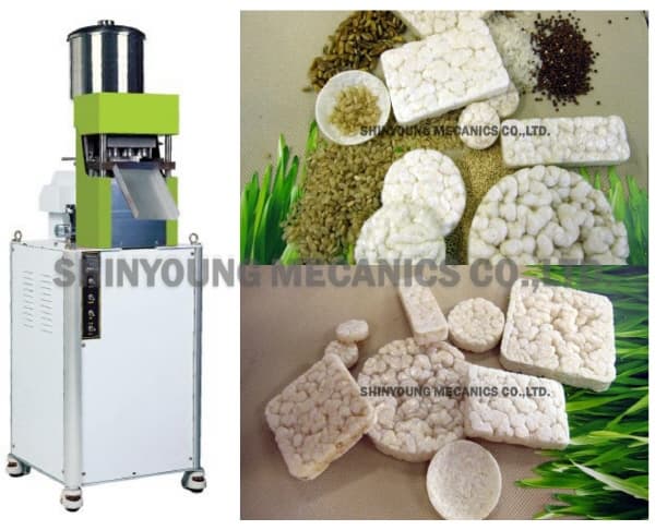 Rice Pop Machine, 100% Raw Grain Material use