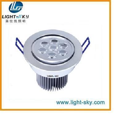 7w led dimmable led ceiling downlight