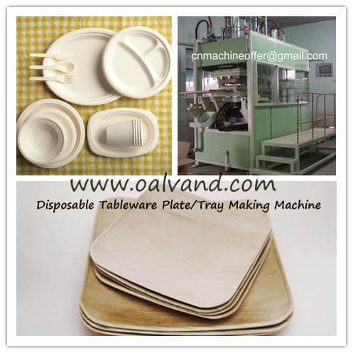 Disposable Tableware Plate/Tray Making Machine