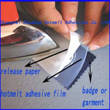 Thermoplastic polyurethane hot melt adhesive film