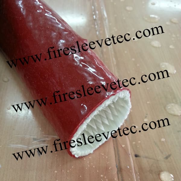 Hose cable heat protection fire proof sleeve