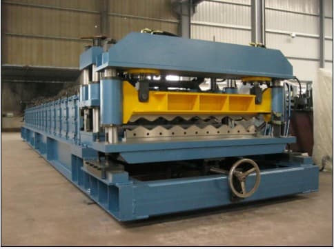 roof tile forming machine