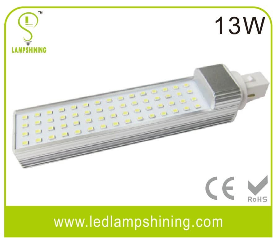 G24 PL 13w led plug in light without cover