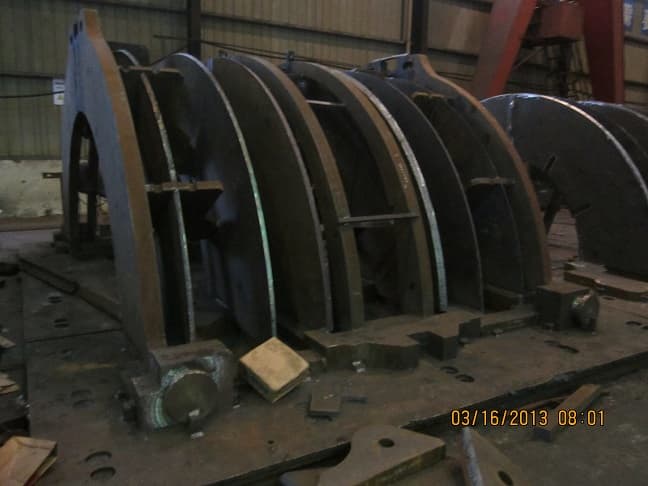 Steam turbine LP outer casing