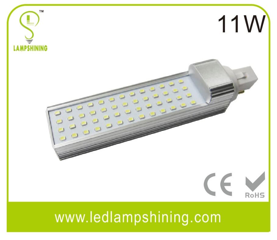 G24 PL 11w led plug in light without cover