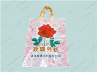 custom own plastic gift bags with straps
