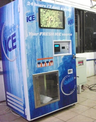 Automatic ice vending machine