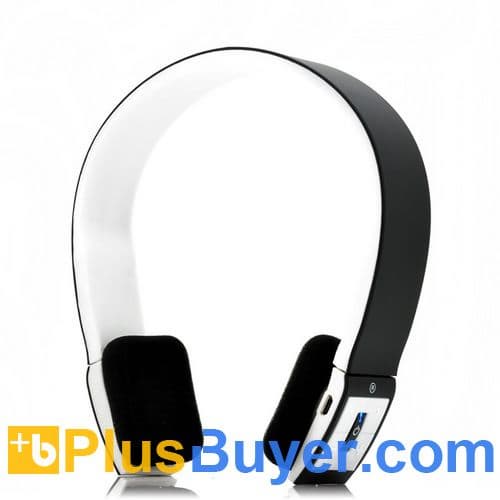 Wireless Bluetooth 3.0 Audio Headset with 2 Channel Stereo and Built-in Controls