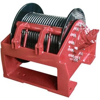 hydraulic winch with high speed motor