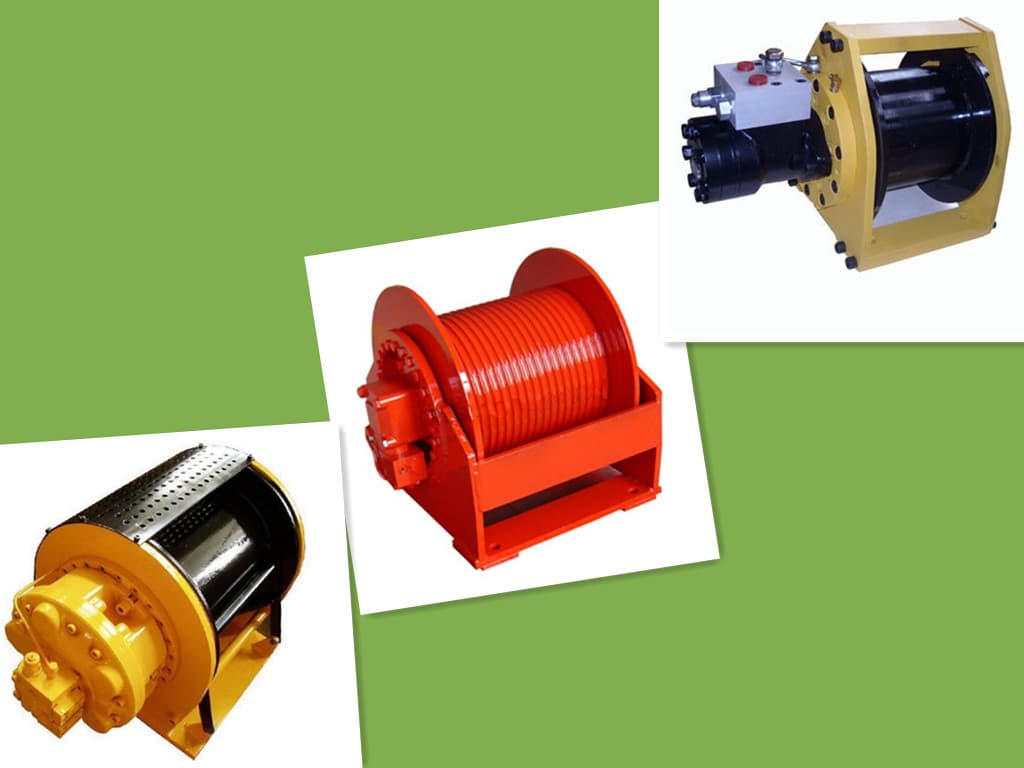 compact hydraulic winch