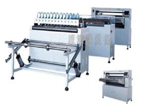 Full automatic knife paper pleating productio