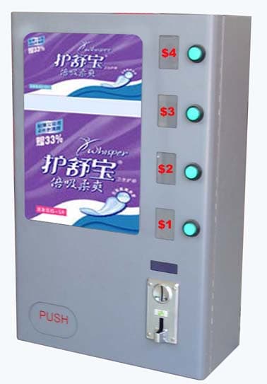 Electro-condom vending machine