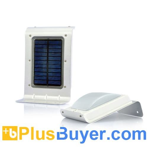 Sound Sensor Solar Outdoor Wall Lamp (16 LEDs, 100 Lumens)