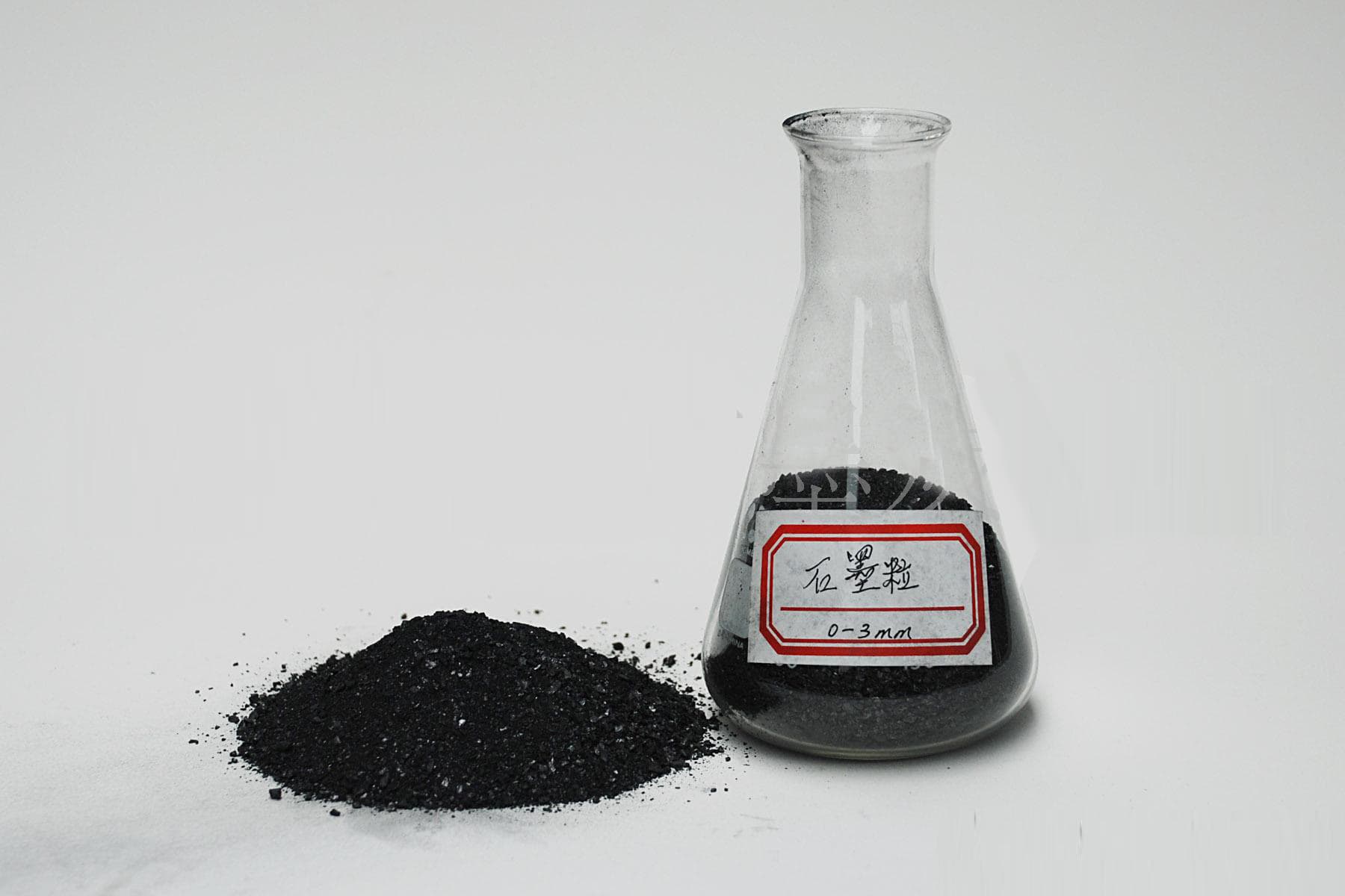 amorphouse graphite grains