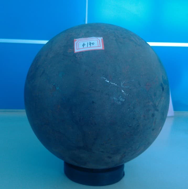 5'' forged grinding media balls for SAG mill in copper mine