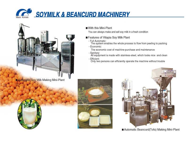 Soymilk & Beancurd Machinery