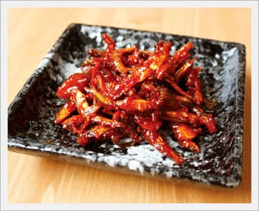 Stir-fried Anchovies Seasoned with Hot Pepper Paste