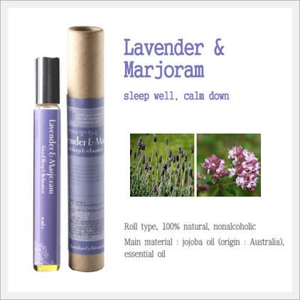 Roll-on Aromatherapy, Aroma Oils (Lavender & Marjoram)