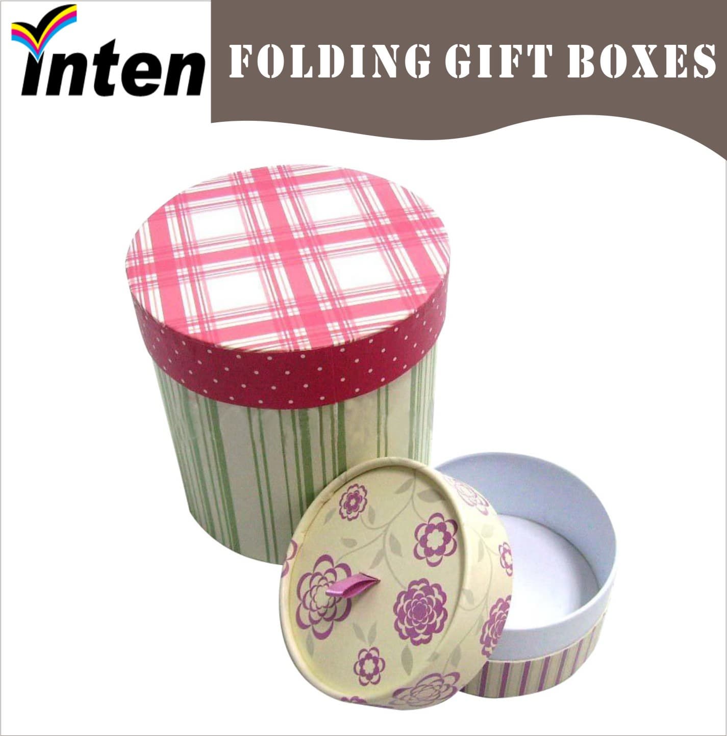 round gift box with lid