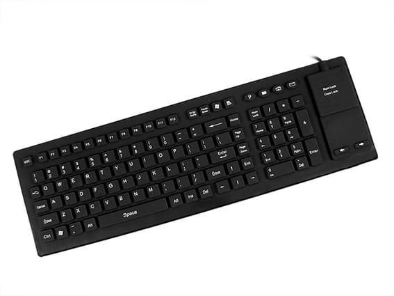 flexible keyboard with full sealed touchpad BRK2000