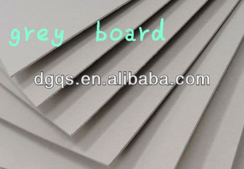 high quality grey paperboard for box or book binding