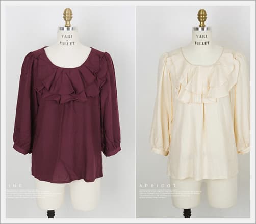 Ruffle Blouse[Villet Co., Ltd.]