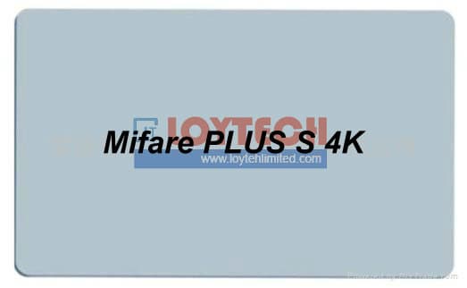 RFID Mifare PLUS S 4K White PVC Cards