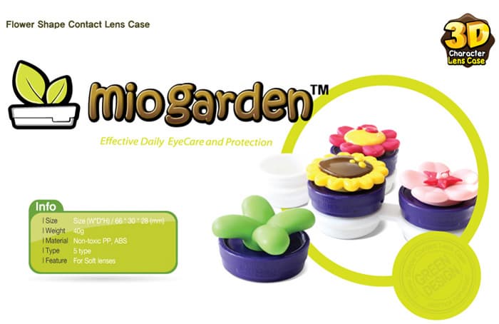 Miogarden Flower Shape Contact Lens Case