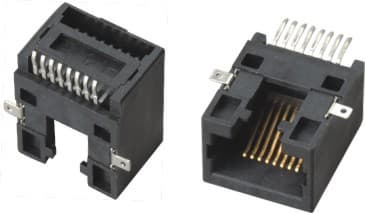 SMT RJ45 connector pcb jack no sheild