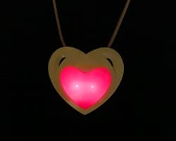 Heart LED Pendant (Necklace)