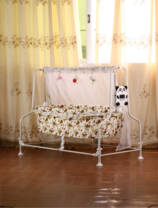 Buff Automatic baby swing bed