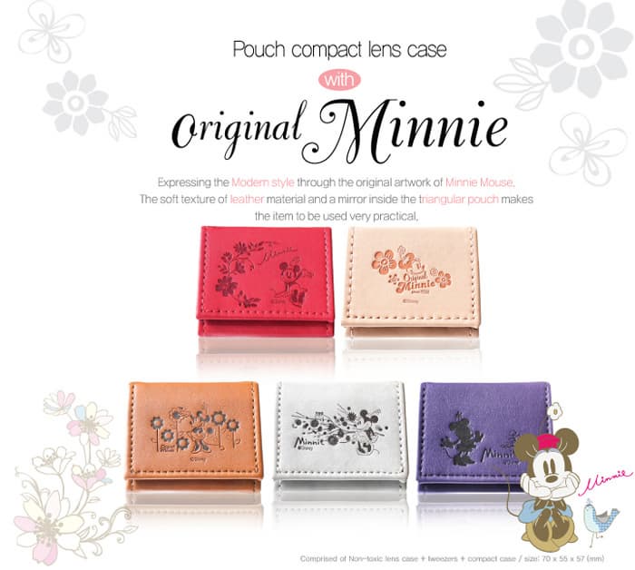 Original Minnie Pouch Compact Lens Case