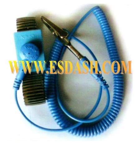 Metal Coiled Cord Wrist Strap