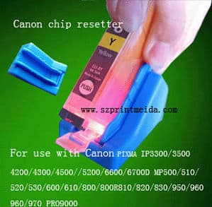 Canon chip resetter